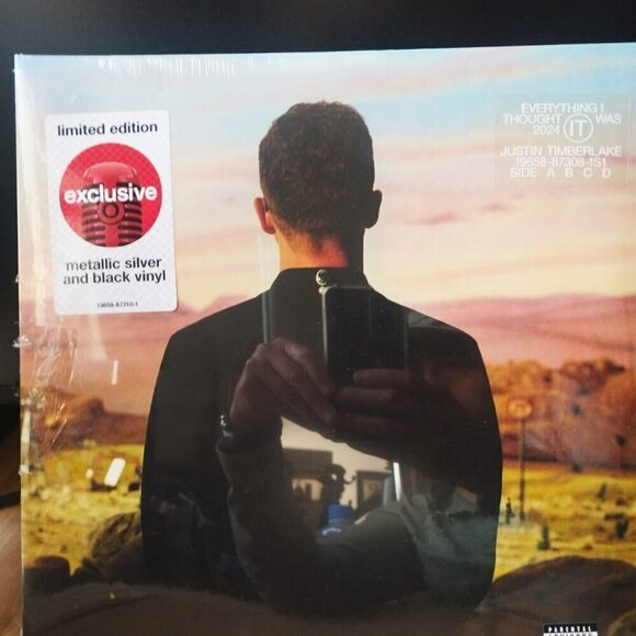 Justin Timberlake Everything I Thought It Was Vinyl NWT - Picture 3 of 3